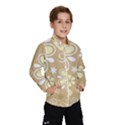 Flower Floral Star Sunflower Grey Wind Breaker (Kids) View1