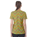 Zig zags pattern Women s Cotton Tee View2