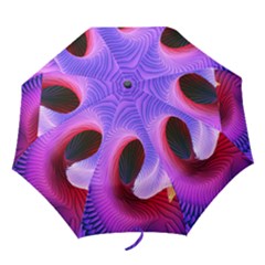 Digital Art Spirals Wave Waves Chevron Red Purple Blue Pink Folding Umbrellas by Mariart