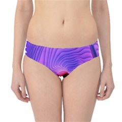 Digital Art Spirals Wave Waves Chevron Red Purple Blue Pink Hipster Bikini Bottoms by Mariart