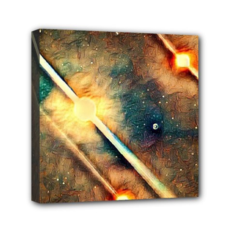 Light Space Mini Canvas 6  X 6  by DeneWestUK