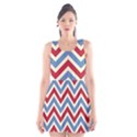 Zig zags pattern Scoop Neck Skater Dress View1