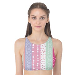 Heart Love Valentine Polka Dot Pink Blue Grey Purple Red Tank Bikini Top by Mariart