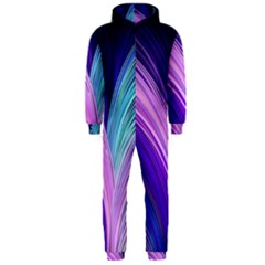 Color Purple Blue Pink Hooded Jumpsuit (men)  by Mariart