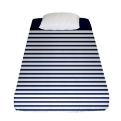 Horizontal Stripes Blue White Line Fitted Sheet (single Size)