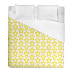 Yellow Orange Star Space Light Duvet Cover (full/ Double Size) by Mariart