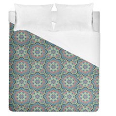 Decorative Ornamental Geometric Pattern Duvet Cover (queen Size) by TastefulDesigns