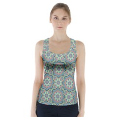 Decorative Ornamental Geometric Pattern Racer Back Sports Top by TastefulDesigns