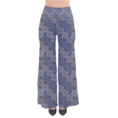 Decorative Ornamental Geometric Pattern Pants