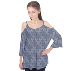 Decorative Ornamental Geometric Pattern Flutter Tees