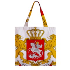 Greater Coat Of Arms Of Georgia  Zipper Grocery Tote Bag by abbeyz71