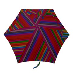 Color Stripes Pattern Mini Folding Umbrellas by Simbadda