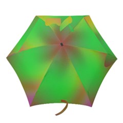 November Blurry Brilliant Colors Mini Folding Umbrellas by Simbadda