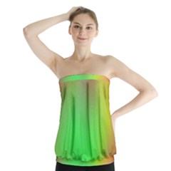 November Blurry Brilliant Colors Strapless Top by Simbadda