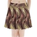 Space Fractal Abstraction Digital Computer Graphic Pleated Mini Skirt View1