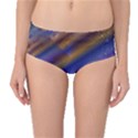 Fractal Color Stripes Mid-Waist Bikini Bottoms View1