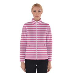 Horizontal Stripes Light Pink Winterwear by Mariart