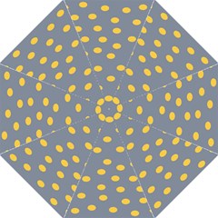 Limpet Polka Dot Yellow Grey Straight Umbrellas