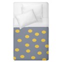 Limpet Polka Dot Yellow Grey Duvet Cover (Single Size) View1