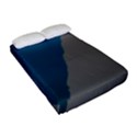 Mariana Trench Sea Beach Water Blue Fitted Sheet (Full/ Double Size) View2