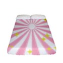 Hurak Pink Star Yellow Hole Sunlight Light Fitted Sheet (Full/ Double Size) View1