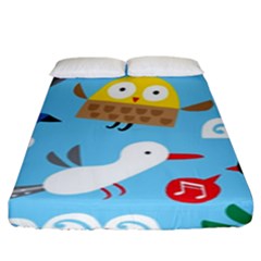 New Zealand Birds Close Fly Animals Fitted Sheet (king Size) by Mariart