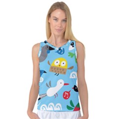 New Zealand Birds Close Fly Animals Women s Basketball Tank Top by Mariart