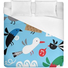 New Zealand Birds Close Fly Animals Duvet Cover (king Size)