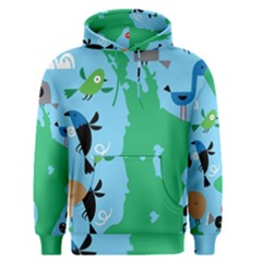 New Zealand Birds Detail Animals Fly Men s Pullover Hoodie