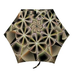 Background With Fractal Crazy Wheel Mini Folding Umbrellas by Simbadda