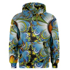 High Detailed Fractal Image Background With Abstract Streak Shape Men s Pullover Hoodie by Simbadda