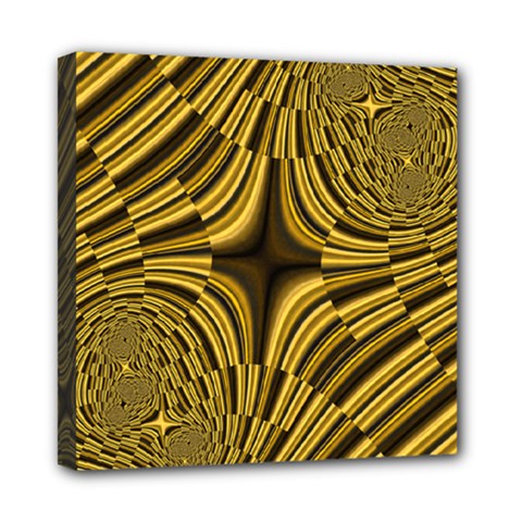 Fractal Golden River Mini Canvas 8  X 8  by Simbadda