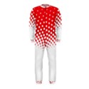 Polka Dot Circle Hole Red White OnePiece Jumpsuit (Kids) View1