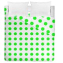 Polka Dot Green Duvet Cover Double Side (Queen Size) View2
