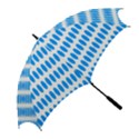 Polka Dots Blue White Golf Umbrellas View2