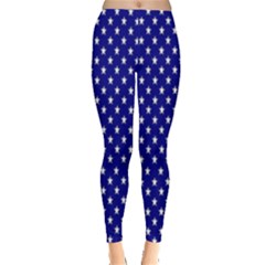 Rainbow Polka Dot Borders Colorful Resolution Wallpaper Blue Star Leggings  by Mariart