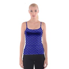 Rainbow Polka Dot Borders Colorful Resolution Wallpaper Blue Star Spaghetti Strap Top by Mariart