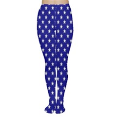 Rainbow Polka Dot Borders Colorful Resolution Wallpaper Blue Star Women s Tights by Mariart
