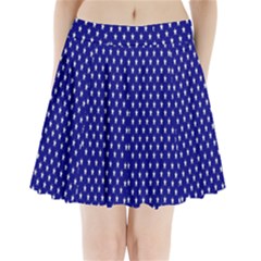 Rainbow Polka Dot Borders Colorful Resolution Wallpaper Blue Star Pleated Mini Skirt