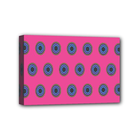 Polka Dot Circle Pink Purple Green Mini Canvas 6  X 4  by Mariart