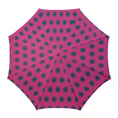 Polka Dot Circle Pink Purple Green Golf Umbrellas