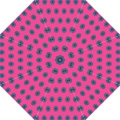 Polka Dot Circle Pink Purple Green Hook Handle Umbrellas (medium) by Mariart