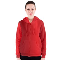 Red Gradient Fractal Backgroun Women s Zipper Hoodie