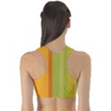 Colorful Citrus Colors Striped Background Wallpaper Sports Bra View2