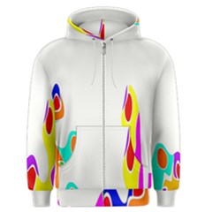 Simple Abstract With Copyspace Men s Zipper Hoodie by Simbadda
