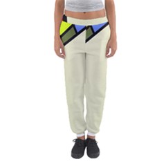 Digitally Created Abstract Page Border With Copyspace Women s Jogger Sweatpants by Simbadda