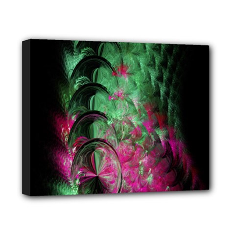 Pink And Green Shapes Make A Pretty Fractal Image Canvas 10  x 8 