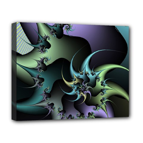 Fractal Image With Sharp Wheels Deluxe Canvas 20  X 16   by Simbadda