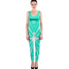 Butterfly Cut Out Flowers Onepiece Catsuit by Simbadda