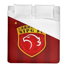 Shanghai Sipg F C  Duvet Cover (full/ Double Size) by Valentinaart